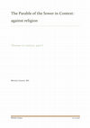 Research paper thumbnail of The Parable of the Sower in Context: against religion