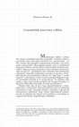 Research paper thumbnail of Markl, Dominik, "A menekültek könyvtára: a Biblia" (trans. Petra Verebics), Pannonhalmi Szemle 26/1 (2018) 34–40.