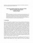 Research paper thumbnail of Chamoreau, C. 2020. Overt topic marking and discourse coherence in Pesh. Between correlation and tension. Anthropological linguistics 61(2) [2019]. 1-30.
