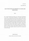 Research paper thumbnail of ŞABAN TEOMAN DURALI’NIN MEDENİYET ANLAYIŞINA DAİR BİR İNCELEME  
Gaye Karalar