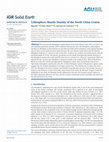Research paper thumbnail of Lithosphere Mantle Density of the North China Craton (by B. Xia, H. Thybo, I.M. Artemieva)