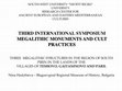 Research paper thumbnail of THREE MEGALITHIC STRUCTURES IN THE REGION OF SOUTH PIRIN IN THE LANDS OF THE VILLAGES OF TESHOVO, GAITANINOVO AND PARIL THIRD INTERNATIONAL SYMPOSIUM MEGALITHIC MONUMENTS AND CULT PRACTICES