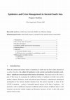Research paper thumbnail of Epidemics and Crisis Management in Ancient South Asia – Project Outline