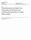 PDF) Reconstructing Classic Maya Economic Systems: Production and