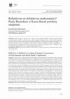 Research paper thumbnail of Reflective or Diffractive Learning/Teaching? Concurrences of Paul Ramsden And Karen Barad's Approaches (lt)