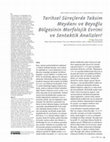 Research paper thumbnail of Tarihsel Süreçlerde Taksim Meydanı ve Beyoğlu Bölgesinin Morfolojik Evrimi ve Sentaktik Analizleri