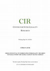 Research paper thumbnail of CENTER FOR INTER-LEGALITY RESEARCH GÜRKAN ÇAPAR FROM CONFLICTUAL TO COORDINATED INTERLEGALITY: THE GREEN NEW DEALS WITHIN THE GLOBAL CLIMATE CHANGE COMPLEX