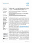 Research paper thumbnail of Itsemurhaa yrittäneen psykiatrinen hoito -kysy, kuuntele ja hoida perussairaus [Psychiatric assessment of suicide attempters – ask, listen and ensure appropriate care]