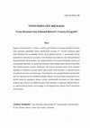 Research paper thumbnail of YÖNELİMSELLİĞE BİR BAKIŞ:  Franz Brentano’dan Edmund Husserl’e Uzanan Perspektif GAYE KARALAR