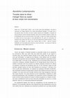 Research paper thumbnail of « Trouble dans le dîner : manger face au queer et aux corps non souverains ». Lafargue, Bernard – Croce, Cécile (dir.) : « Queerriser l’esthétique », Figures de l’art 38 (2021) 127-144.