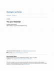 Research paper thumbnail of The Law of Blockchain
