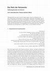 PDF) Das Netz und die Virtuelle Realität