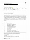 Research paper thumbnail of Distortional buckling of composite thin-walled columns of a box-type cross section with diaphragms