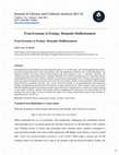 Research paper thumbnail of From Economy to Ecology: Romantic Disillusionment
