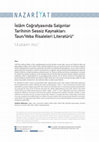 Research paper thumbnail of İslâm Coğrafyasında Salgınlar Tarihinin Sessiz Kaynakları: Taun/Veba Risaleleri Literatürü