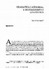 Research paper thumbnail of Gramática Categorial e Processamento Lingüístico