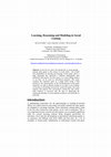 Research paper thumbnail of Learning, Reasoning and Modeling in Social Gaming