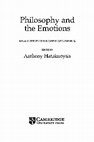 Research paper thumbnail of Philosophy and the Emotions ROYAL INSTITUTE OF PHILOSOPHY SUPPLEMENT: 52 EDITED BY