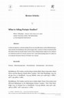 Research paper thumbnail of What is Ailing Purāṇic Studies?