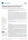 Research paper thumbnail of Transparency Policies in European Public Broadcasters: Sustainability, Digitalisation and Fact-Checking
