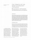 Research paper thumbnail of The "Oracle of the Dead" at Ancient Tainaron: Reconsidering the Literary and Archaeological Evidence