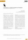Research paper thumbnail of A misoginia na tradição biográfica de Eurípides