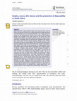 Research paper thumbnail of Surplus, Excess, Dirt: Slavery and the Production of Disposability in South Africa, in Social Dynamics, 2018