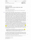 Research paper thumbnail of Small Differences, Introduction to Special Issue on "Writing Islam and the Everyday in South Africa," co-authored with Louise Green, in Social Dynamics, 2012