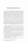 Research paper thumbnail of Some observations on the Διάλεξις of John Plousiadenos (1426?-1500), Byzantion 86 (2016), pp. 129-137