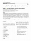 Research paper thumbnail of Coping with Food Insecurity Among African American in Public-Sector Mental Health Services: A Qualitative Study