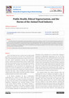 Research paper thumbnail of Public Health, Ethical Vegetarianism, and the Harms of the Animal Food Industry