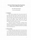 Research paper thumbnail of Eksistensi Filsafat sebagai Ilmu Pengetahuan dalam Aktivitas Berpikir Manusia