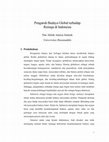 Research paper thumbnail of Pengaruh Budaya Global terhadap Remaja di Indonesia