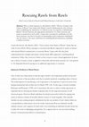 Research paper thumbnail of Rescuing Rawls from Rawls