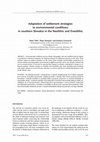Research paper thumbnail of Adaptation of settlement strategies to environmental conditions in southern Slovakia in the Neolithic and Eneolithic.