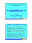 Research paper thumbnail of Discussion: The neoclassical cost-benefit analysis (cba) of the social cost of carbon
