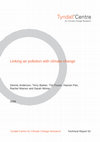 Research paper thumbnail of Linking air pollution with climate change