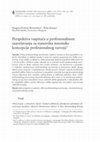 Research paper thumbnail of Perspektiva vaspitača o profesionalnom usavršavanju