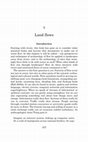 Research paper thumbnail of Land Flows