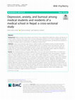 PDF) Depression, anxiety, and burnout among medical students and