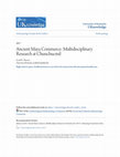 PDF) Ancient Maya Commerce : Multidisciplinary Research at Chunchucmil