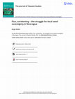 Research paper thumbnail of Flux unrelenting the struggle for local seed sovereignty in Nicaragua copie