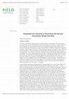 Research paper thumbnail of “Hospitality from Queuing to Channeling: Derrida and Documenta, Delays and Dust”. Rikou, Elpida –Yalouri, Eleana – Lampropoulos, Apostolos (eds) : « Learning from documenta », FIELD. A Journal of Socially-Engaged Art Criticism 18-19 (2021).