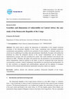 Research paper thumbnail of Geoethics and dimensions of vulnerability in Central Africa: the case study of the Democratic Republic of the Congo
