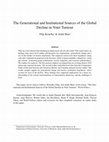 Research paper thumbnail of The Generational and Institutional Sources of the Global Decline in Voter Turnout