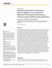 Research paper thumbnail of Glutathione Peroxidase of Pennisetum glaucum (PgGPx) Is a Functional Cd2+ Dependent Peroxiredoxin that Enhances Tolerance against Salinity and Drought Stress