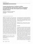 Research paper thumbnail of Genome-Wide Dissection of Arabidopsis and Rice for the Identification and Expression Analysis of Glutathione Peroxidases Reveals Their Stress-Specific and Overlapping Response Patterns