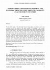 Research paper thumbnail of Foreign Direct Investments, Exports And Economic Growth: Panel ARDL and Causality Analysis for E7 Countries
