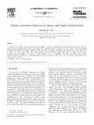 Research paper thumbnail of Volume contraction behaviour of binary solid–liquid fluidized beds
