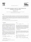 Research paper thumbnail of The complete segregation model for a liquid fluidized bed: formulation and related issues
